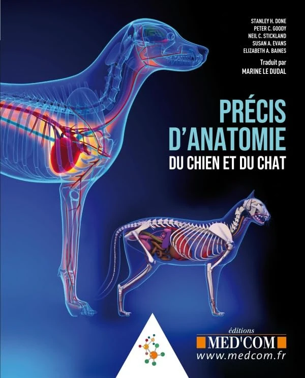 MED COM Precis d'anatomie du chien et du chat - Veterinary Book