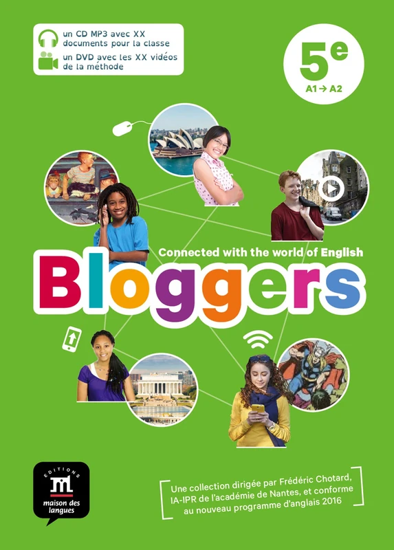 Bloggers 5e - Pack CD + DVD: Connected with the world of English