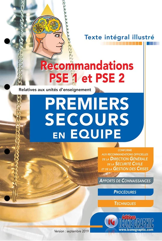 Fiches et classeur "Recommandations 2021 Premiers secours en équipe PSE1/PSE2": Recommandations intégrales illustrées
