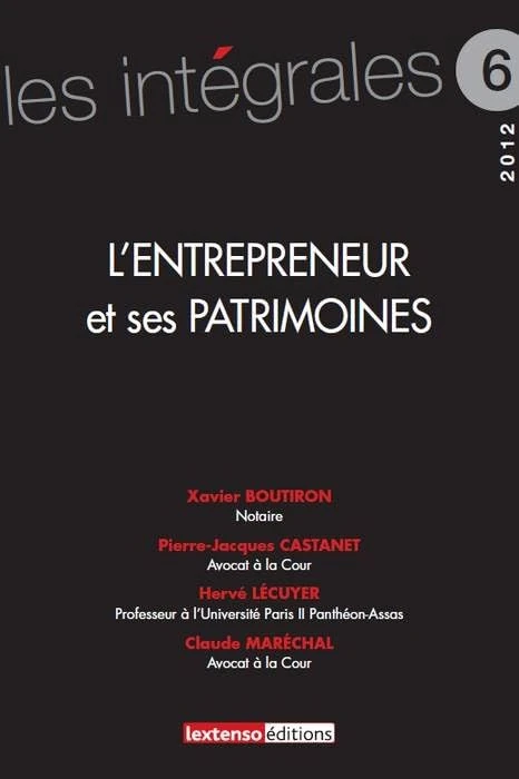 l'entrepreneur et ses patrimoines