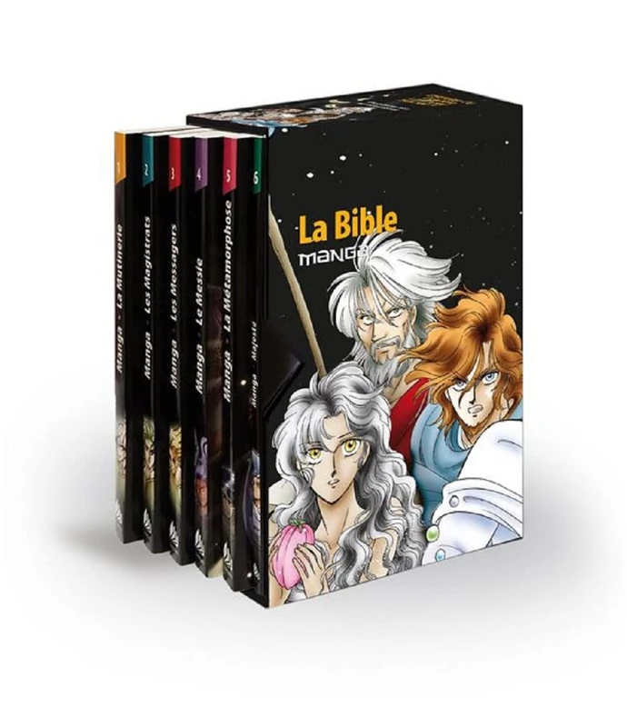 La Bible en Manga - Coffret collector intégral (Volumes 1 à 6): Coffret intégral en 6 volumes