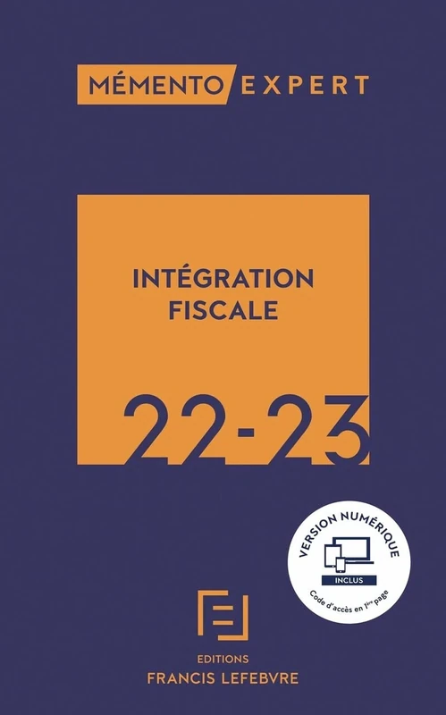 Mémento Intégration fiscale 2022 2023