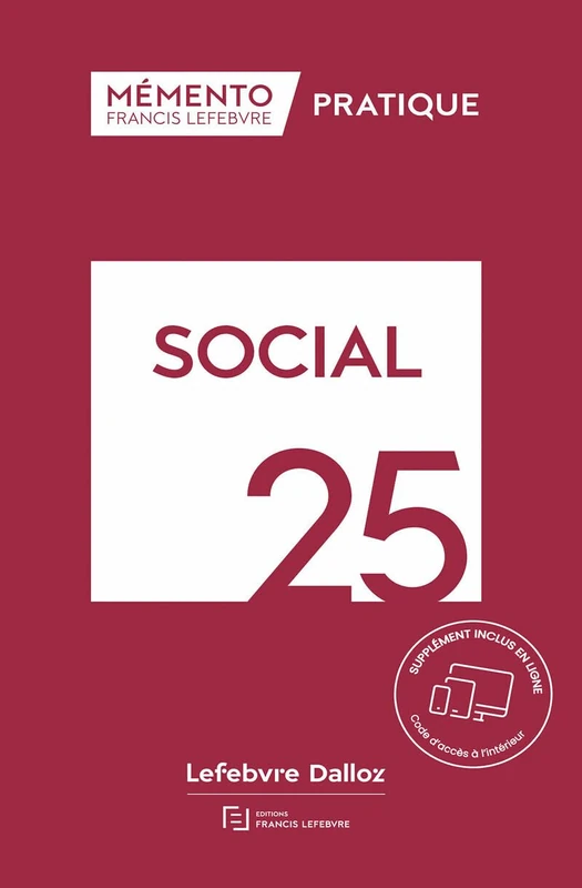 Mémento Social 2025: Avec un carnet collector offert !