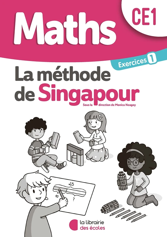 Méthode de Singapour CE1 (2020) - Pack de cahiers d'exercices 1 : Pratique autonome: Exercices 1 (Pack de 10 exemplaires) - Image 1