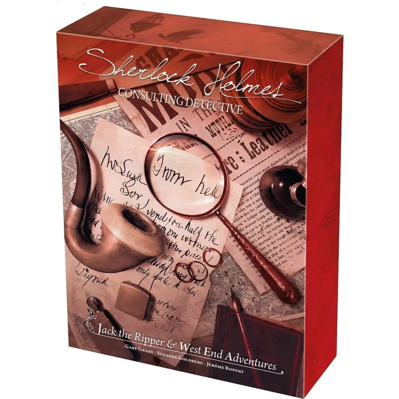 Space Cowboys , Sherlock Holmes Consulting Detective: Jack the Ripper & West End Adventures , Board Game , Ages 14+ , 1-8 Players , 60-120 Minutes Playing Time