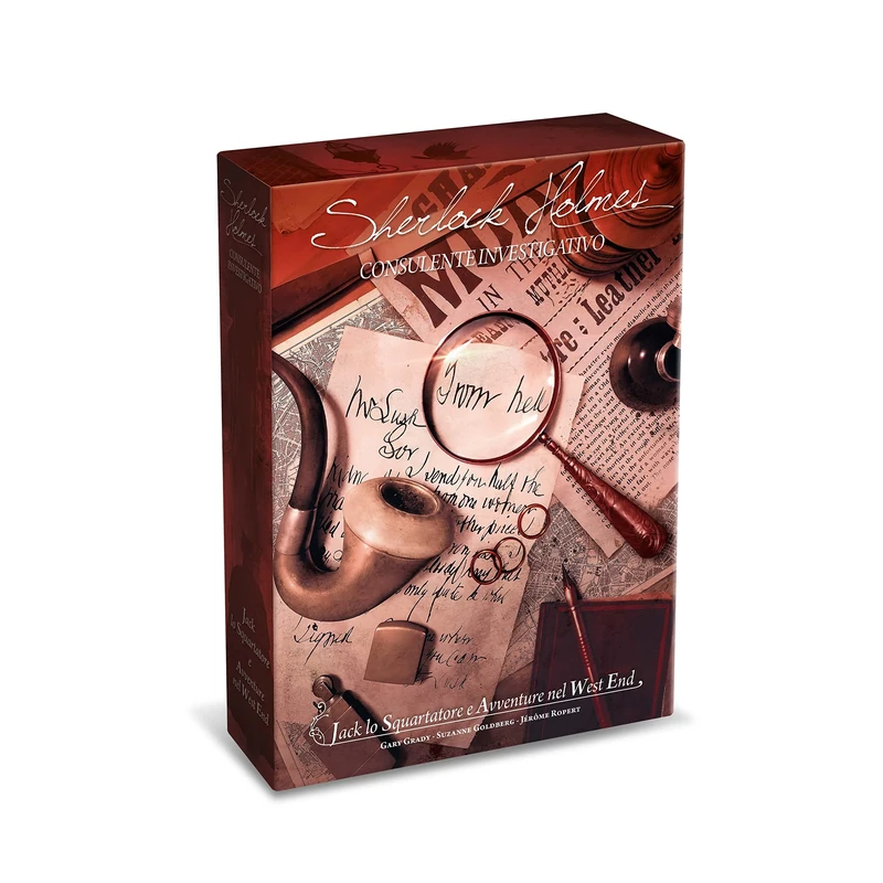 Asmodee- Sherlock Holmes Consulente Investigativo: Jack Lo Squartatore e Avventure nel West End-Gioco da Tavolo Edizione in Italiano (8553 Italia)