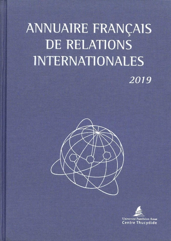 Taschen Annuaire Francais de Relations Internationales 2019