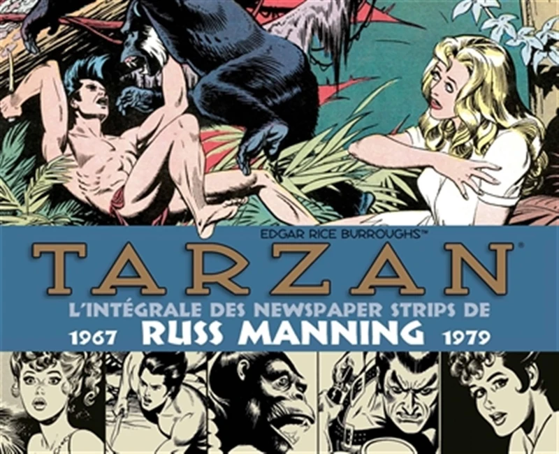 Coffret Tarzan : L'intégrale des newspaper strips 1967-1979: Coffret 4 volumes - Image 1