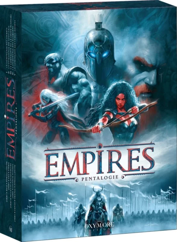 Empires - Coffret T1 à 5: Tome 1, La compagnie des ombres ; Tome 2, La compagnie du Loup Gris ; Tome 3, La compagnie de la croix blanche ; Tome 4, La ... ; Tome 5, La compagnie des lames brisées