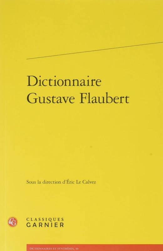 Dictionnaire Gustave Flaubert: 10 (Dictionnaires Et Syntheses) - Image 1