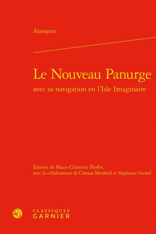 Le Nouveau Panurge Avec Sa Navigation En l'Isle Imaginaire: 27 (Bibliotheque Du Xviie Siecle) - Image 1