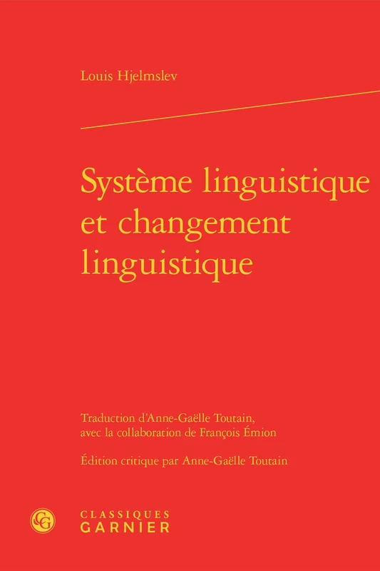 Système linguistique et changement linguistique: 6
