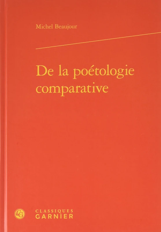 De la poétologie comparative