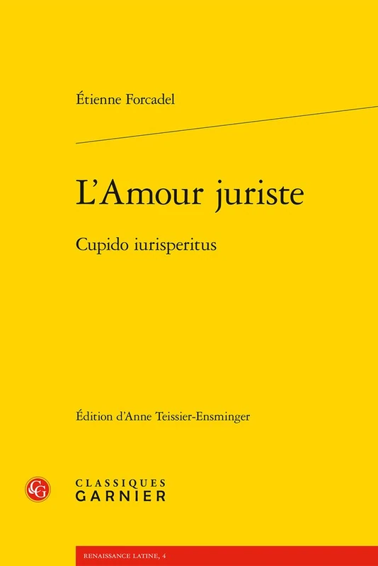 L'Amour Juriste: Cupido Iurisperitus: 4 (Renaissance Latine) - Image 1