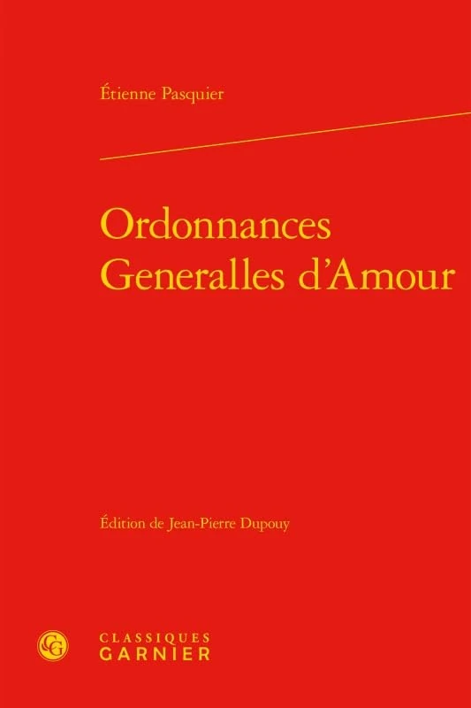 Ordonnances Generalles d'Amour