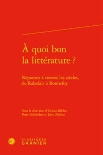A Quoi Bon La Litterature ?: 407 (Rencontres)