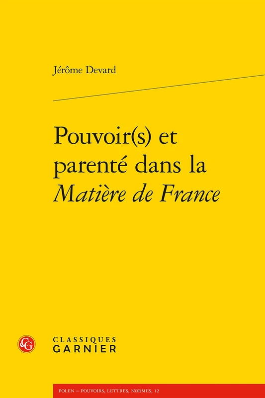 Pouvoir(s) Et Parente Dans La Matiere de France