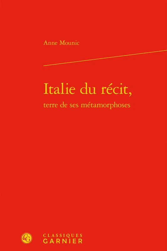Italie Du Recit,: 70 (Perspectives Comparatistes) - Image 1
