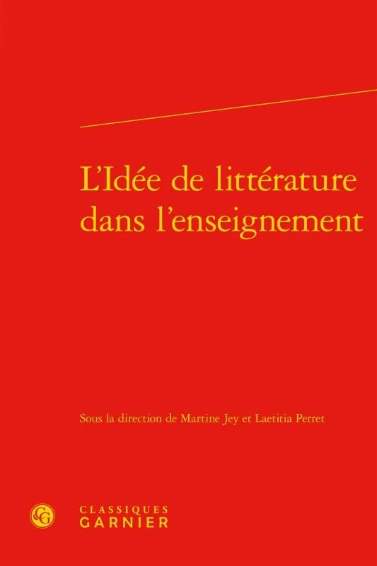 L'Idée de littérature dans l'enseignement: 36
