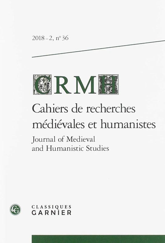 Cahiers de recherches médiévales et humanistes / Journal of Medieval and Humanistic Studies (2018) (2018 - 2, n° 36) - Image 1