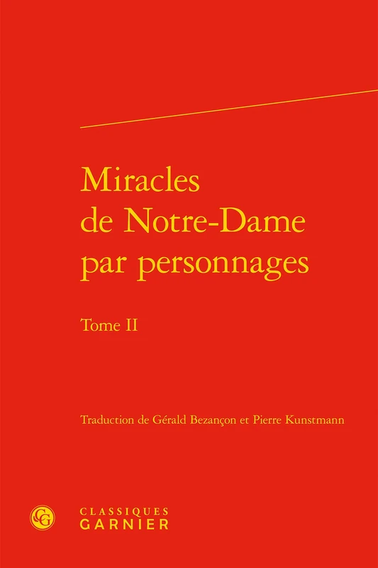 Miracles de Notre-Dame Par Personnages: Tome 2: 7 (Moyen Age En Traduction) - Image 1