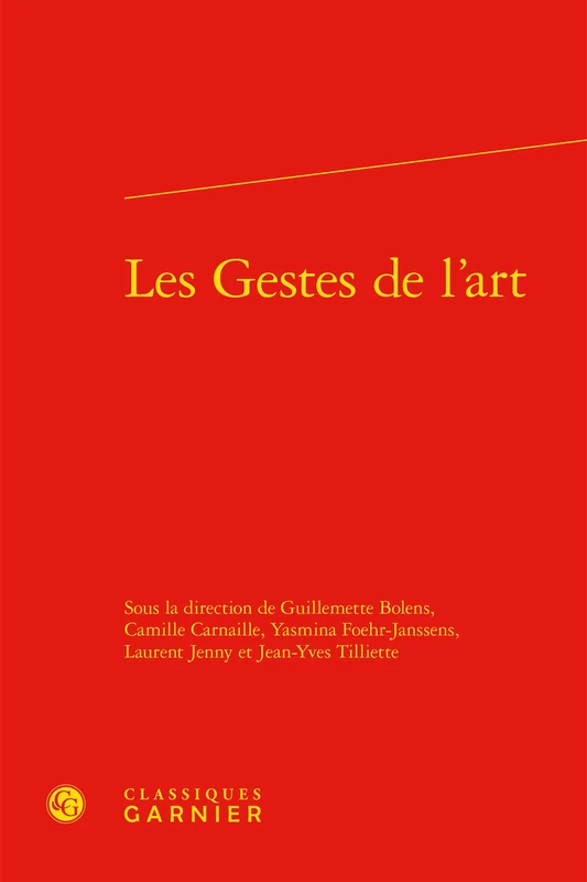 Les Gestes de l'Art: 6 (Fonds Paul-Zumthor)