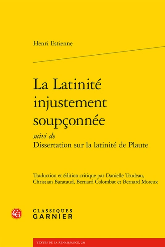 La Latinite Injustement Soupconnee: 19