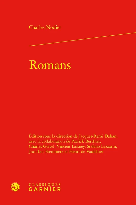 Romans (Bibliotheque Du Xixe Siecle, 98)