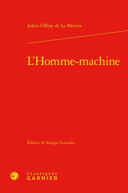 L'Homme-Machine (Textes De Philosophie, 21)