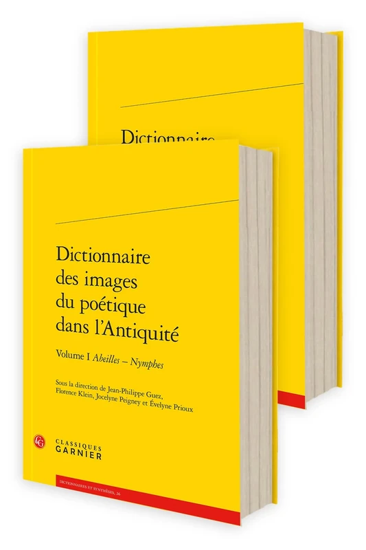 Dictionnaire Des Images Du Poetique Dans l'Antiquite: 2 volumes (Dictionnaires Et Syntheses, 26)