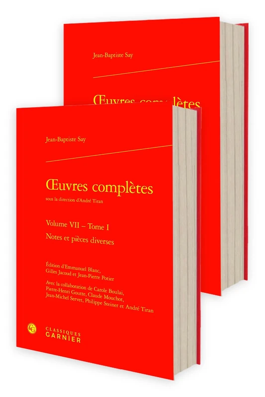 Oeuvres Completes. Volume VII: Notes Et Pieces Diverses (Problematiques De Traduction, 15)