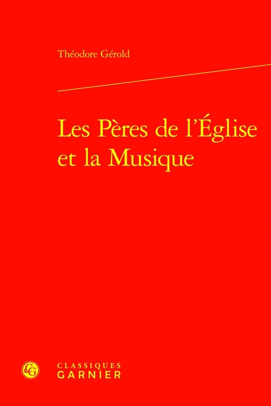 Les Peres de l'Eglise Et La Musique (Etudes D'histoire Et De Philosophie Religieuses, 25) - Image 1