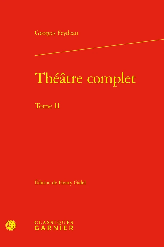 Théâtre complet (Tome II)