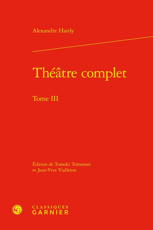 Théâtre complet (Tome III)