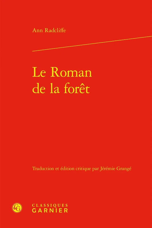 Le Roman de la Foret (Bibliotheque Du Xviiie Siecle, 11) - Image 1