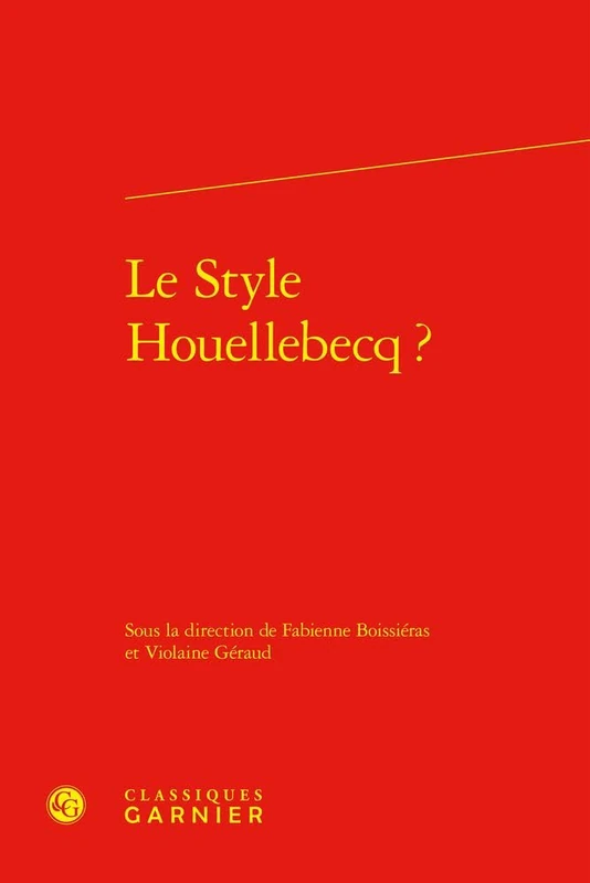 Le Style Houellebecq?