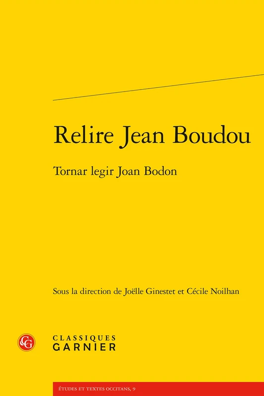Relire Jean Boudou: Tornar Legir Joan Bodon - Image 1