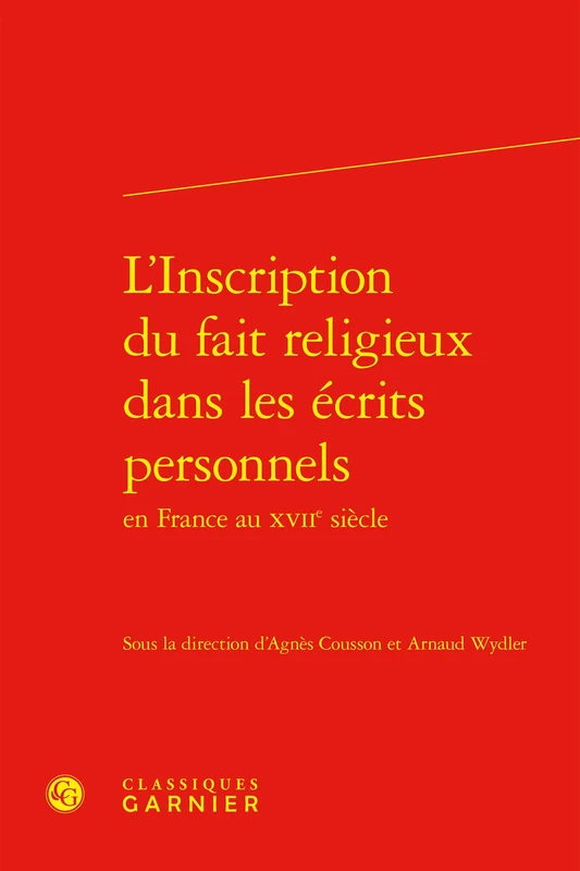 L'Inscription du fait religieux dans les écrits personnels: 21