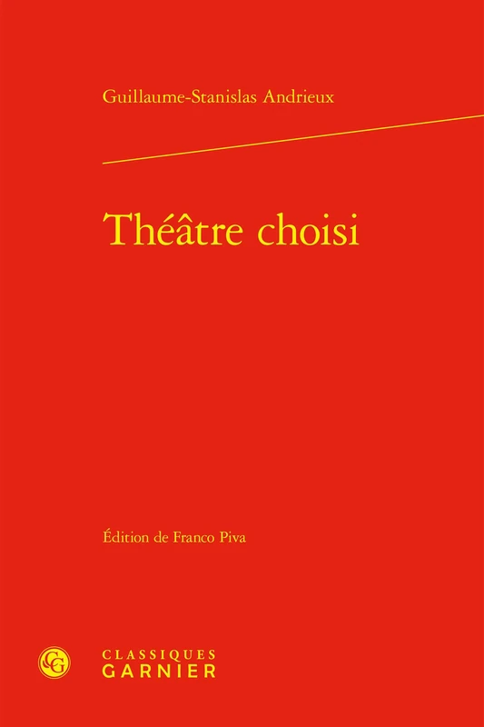 Theatre Choisi (Bibliotheque Du Theatre Francais, 113)