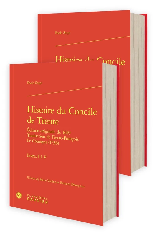 Histoire Du Concile de Trente: Edition originale de 1619, 2 volumes (Textes De La Renaissance, 63) - Image 1