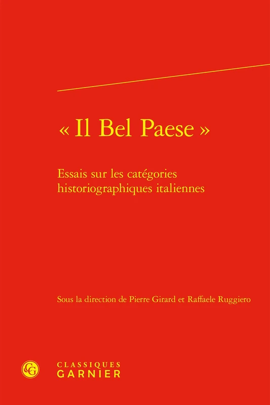 « Il Bel Paese »: Essais sur les catégories historiographiques italiennes - Image 1