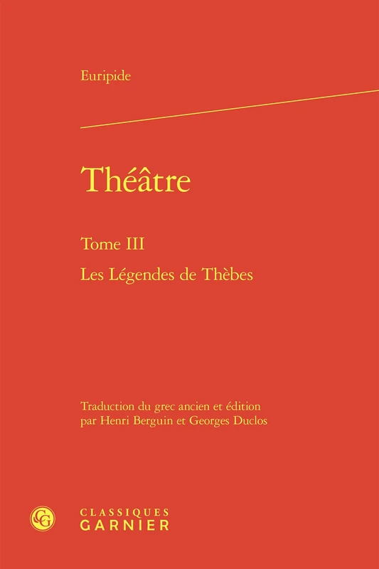 Théâtre: Les Légendes de Thèbes (Tome III) - Image 1