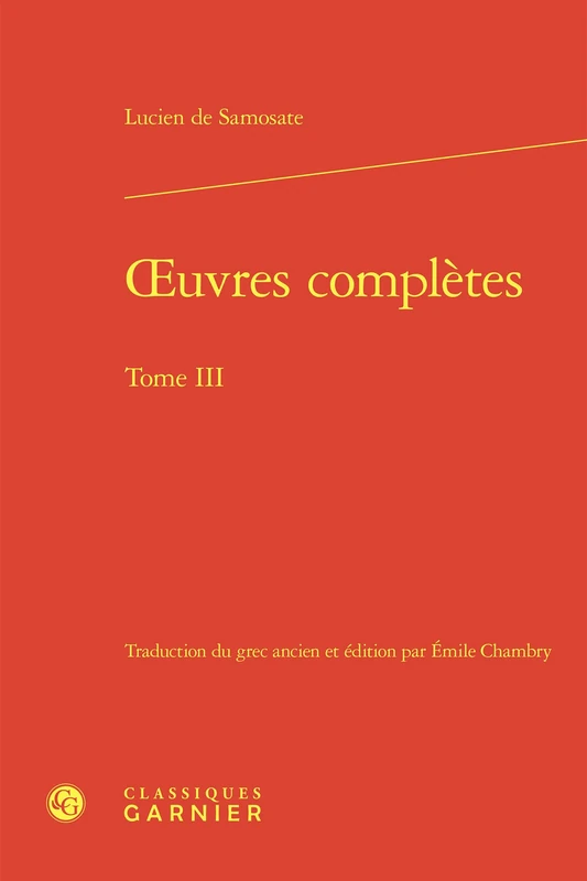 oeuvres complètes (Tome III)