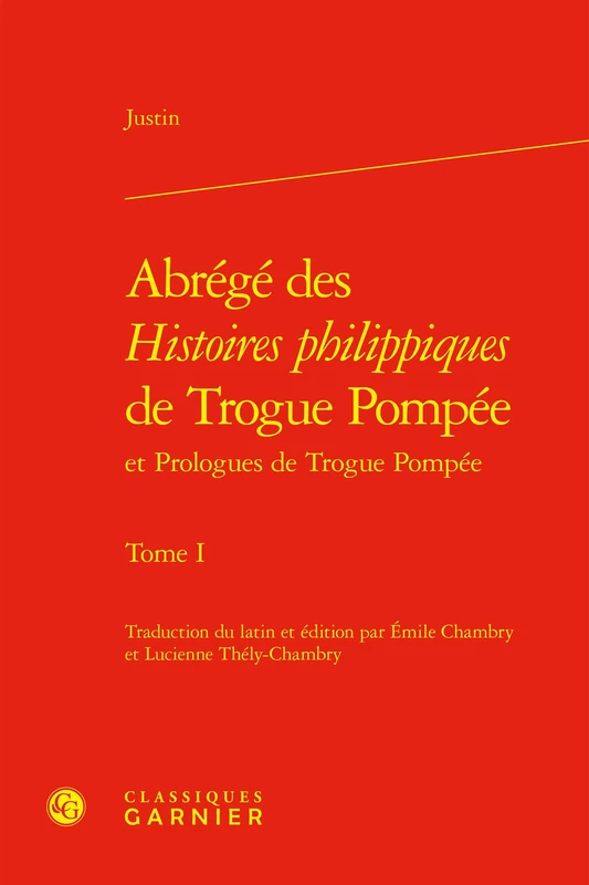 Abrégé des Histoires philippiques de Trogue Pompée (Tome I) - Image 1