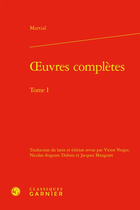 oeuvres complètes (Tome I): Tome 1