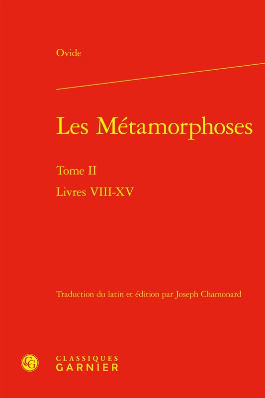 Les Métamorphoses: Livres VIII-XV (Tome II) - Image 1