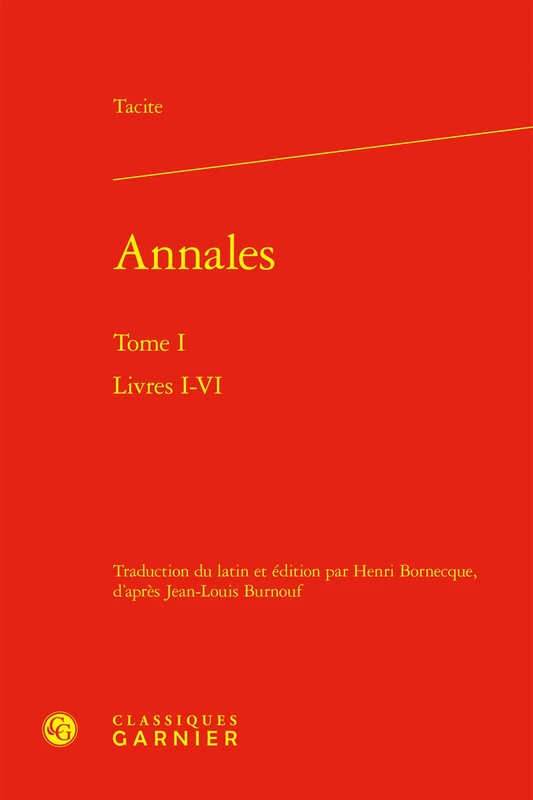 Annales: Livres I-VI (Tome I)