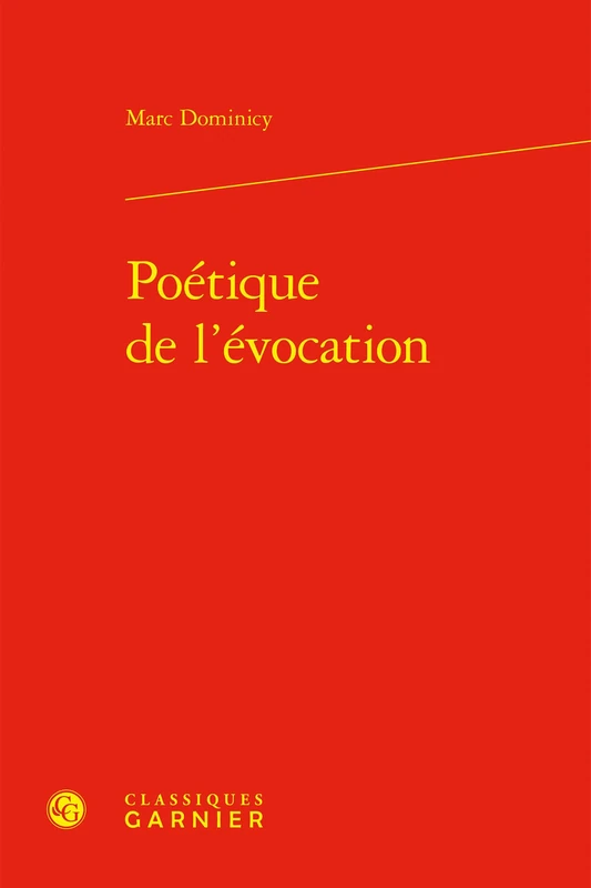 Poétique de l'évocation