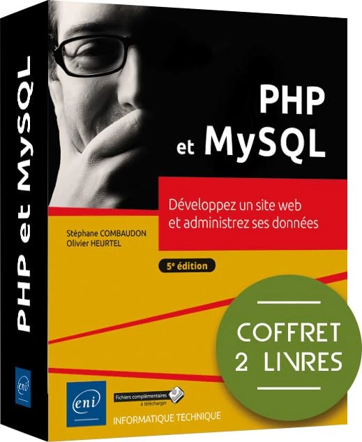 PHP et MySQL - Coffret de 2 livres : Développez un site web et administrez ses données (5e édition): Développez un site web et administrez ses données, 2 volumes - Image 1
