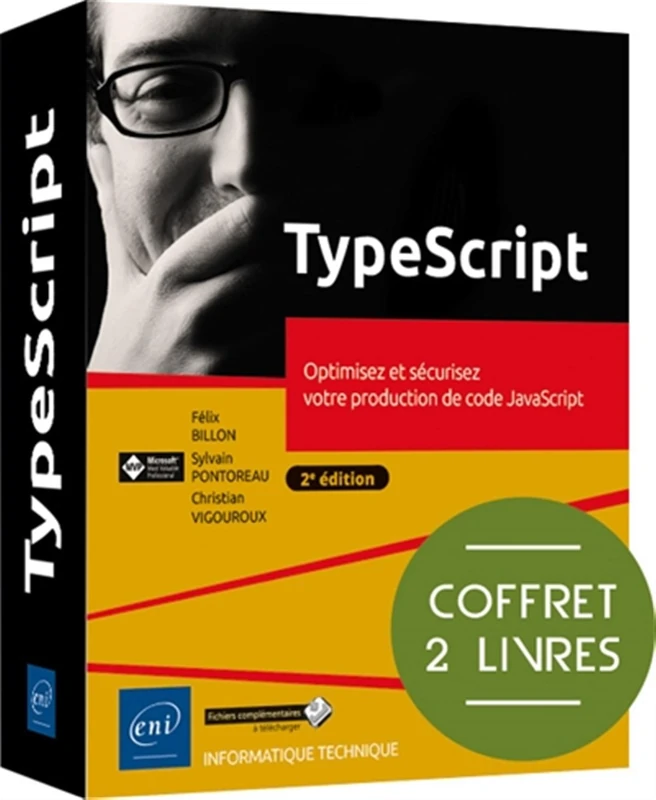 TypeScript - Coffret de 2 livres: Coffret de 2 livres : Optimisez et sécurisez votre production de code JavaScript (2e édition) - Image 1